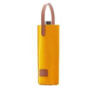 UBOHUZ 10PCS Wine Bag Felt Single Bottle Insulated Tote Carrier Padded Cooler For Lovers Or Wedding per Bottiglie(Gold)