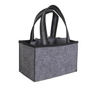 UBOHUZ 2PCS 6 Compartments Wine Bottle Holder Bag Washable Multi-Purpose Felt with Handle Drink Carrier Picnic per Bottiglie
