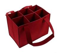 UBOHUZ 2PCS Felt Wine Bag Secure Inner Divider 6 Bottles Wind Transporting Carriers Holder per Bottiglie