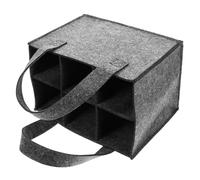 UBOHUZ 2PCS Foldable Wine Bottle Storage Bag Heavy Duty Lightweight Elegant Appearance Ideal For Home Bar Travel Holiday Portable per Bottiglie
