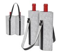 UBOHUZ 4PCS Wine Carrier Tote Bags, Travel Padded, Portable Leakproof Bag per Bottiglie