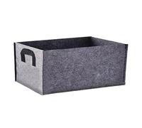 UBOHUZ Bolso Rectangular práctico de la Planta Tela no Tejida 4PCS for Cultivar un huerto sin Esfuerzo para Flores, Verduras, Frutas(Gray 50x30x20cm)