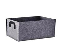 UBOHUZ Bolso Rectangular práctico de la Planta Tela no Tejida 4PCS for Cultivar un huerto sin Esfuerzo para Flores, Verduras, Frutas(Gray 60x30x20cm)