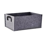 UBOHUZ Bolso Rectangular práctico de la Planta Tela no Tejida 4PCS for Cultivar un huerto sin Esfuerzo para Flores, Verduras, Frutas(Gray 40x30x20cm)