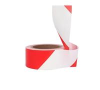 UBOHUZ Cinta de advertencia peligro roja y blanca, con franja seguridad, no adhesiva, for edificios peligrosos Para Señalización Seguridad