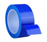 UBOHUZ Cinta de seguridad PVC 2 rollos, fuerte adhesivo, cinta advertencia for suelos, for marcar obras construcción, precaución impermeable Para Señalización Seguridad(Blue,30mm)
