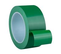 UBOHUZ Cinta de seguridad PVC 2 rollos, fuerte adhesivo, cinta advertencia for suelos, for marcar obras construcción, precaución impermeable Para Señalización Seguridad(Green,20mm)