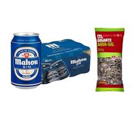 UBOON - Cerveza Sin Alcohol Auténtico Sabor Cervecero Pale Lager, Bebida Refrescante, 0.0% Vol. Alcohol, Pack 12 Latas x 33cl + Incluye un Pipas girasol tostadas Mercadona de Regalo