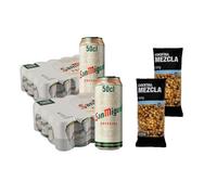 UBOON - Especial Lager, Cerveza Premium Española, Calidad Tradicional y Sabor Refrescante, Pack 24 Latas x 50cl, 5.4% Volumen de Alcohol + ¡Incluye dos Cocktail mezcla Mercadona de Regalo