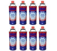 UBOON Pack de Cartuchos de Gas Butano 227g para Hornillos y Quemadores - 100% Butano, Compatibles con Cocinas Portátiles, Sopletes y Más - Cartucho Desechable con Válvula de Seguridad (8 BOMBONAS)