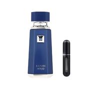UBOON Pack Perfume Azzure Aoud French Avenue para Hombres + Atomizador Recargable de Regalo (Color Aleatorio) | Fragancia Oriental Amaderada, 2024