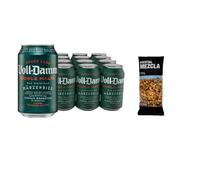 UBOON - Voll-Damm Cerveza - Paquete de 12 x 33cl + ¡Incluye un Cocktail mezcla Mercadona de Regalo