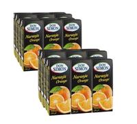 UBOON - Zumo de Naranja - Pack de 24 Botellas x 200 ml