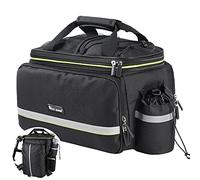 UBORSE Bolsa Trasera para Bicicleta Impermeable Extensible Bolsa Portaequipajes de Bicicleta Alforja para Bicicleta para Ciclismo, Viajes, Diario, Camping y Al Aire Libre