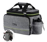 UBORSE Bolsa Trasera para Bicicleta Impermeable Extensible Portaequipajes Alforja para Ciclismo, Viajes, Diario, Camping y Al Aire Libre
