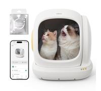 UBPET C20 Arenero Gatos Autolimpiable, Abertura Amplia/0 Riesgo de Atrapar Gatos/Desodorizar/Entrada Baja Arenero Automatico Autolimpiable, Arenero Autolimpiable Electrico Inteligente para Gatos