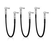 Ubrvhrt Cable Patch para Pedale, Cable de Conexión para Guitarra de 6.35 mm, 3 Unidades, Enchufe de Cable de Pedalera para Guitarra Bajo Pedal de Efectos, 18cm