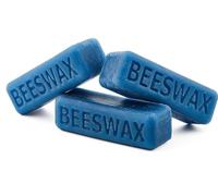 Ubswax Bloques de cera de abeja natural de 170 g (6 unidades) - Cera de abeja coloreada para hacer velas, bricolaje y manualidades, bloques de cera para proyectos creativos (azul)