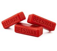 Ubswax Bloques de cera de abeja natural de 170 g (6 unidades) - Cera de abeja coloreada para hacer velas, bricolaje y manualidades, bloques de cera para proyectos creativos (rojo)