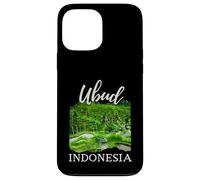 Ubud Bali Indonesia Souvenir Yoga Meditación Arroz Paddies Carcasa para iPhone 13 Pro Max
