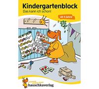 Ubungsmaterial fur kindergarten und vorschule - t620 - kindergartenblock - das kann ich schon! ab 4