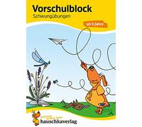 Ubungsmaterial fur kindergarten und vorschule - t626 - vorschulblock - schwungubungen ab 5 jahre
