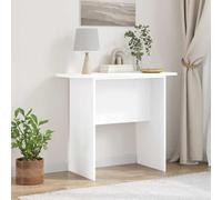 UBVNFGMK Moderna mesa consola blanca 93 x 40 x 75 cm de material de madera, mesa auxiliar rectangular con mucho espacio de almacenamiento para salón, pasillo o entrada, superficie de fácil cuidado