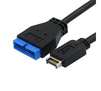 UC-037-052-060-LIST. Encabezado USB 3.1 a USB 3.0 de 20 pines hembra.