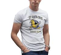 UC Santa Cruz Banana Slugs Camiseta De Hombre Blanca Size L