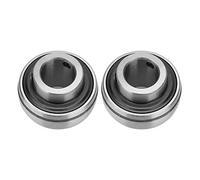 UC204-12 Insert Bearing 20x47x31mm | Ball Bearing Steel Pillow Block Bearing | for Conveyors/Agricultural Machinery/Electric Tools | 2Pcs Set (UC204)