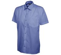 UC710 Uneek Hombre Popelina Media Manga Camisa Trabajo Casual Elegante Corporate