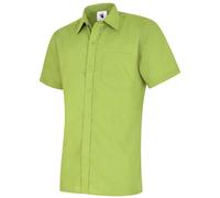 UC710 Uneek Hombre Popelina Media Manga Camisa Trabajo Casual Elegante Corporate