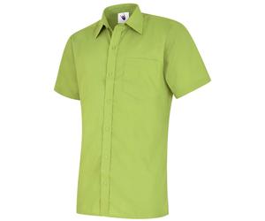 UC710 Uneek Hombre Popelina Media Manga Camisa Trabajo Casual Elegante Corporate