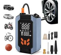 UCAMP Compresor Aire Portatil, Inflador Electrico Ruedas Coche con 4000mAh USB C 4 Modes 150 PSI, Bomba de Aire Eléctrica de Pequeño Luz LED para Coche Moto Bicicleta Pelota
