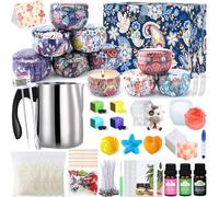 UCAMP DIY Kerzen Selber Machen Set,Kerzen Selber Machen Kerzenherstellung Zubehör DIY Kerzenherstellung Set,DIY Kerzenherstellung Kit Duftkerzen Geschenkset,Kerzen Gießen Set Kinder Erwachsene
