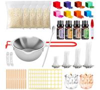 UCAMP Kit de Fabricación para Velas,Kit de Fabricación de Velas,Kit para Hacer Velas,Erramienta para Velas de Bricolaje,Kit Completo de Fabricación de Velas para Adultos y Principiantes