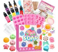 UCAMP Kits DIY Jabón DIY Juego de Hacer Jabón,Jabón DIY Moldes de Silicona Juego de Jabón,Jabones Silicona Molde Artesanía Regalo