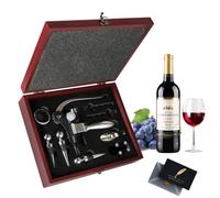 UCAMP Sacacorchos Set Vino Accesorios 11 Pzs Abridor de Vino,Set de Accesorios para Vino,abridor de vino de conejo,Abridor de Vino,con Caja Regalo,Juego de sacacorchos para amantes del vino