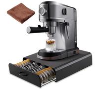 UCAMP Soporte para Cápsulas de Café,Soporte Organizador,Dispensador Capsulas Compatible,Cajón para Almacenar Cápsulas(Capacidad 64),Soportes para Cápsulas de Café,Organizador de Encimera