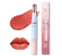 UCANBE Butter Lip Gloss: Brillo de Labios Hidratante y Nutritivo, Punta Metálica, Ligero, No Pegajoso, Suave, Acabado Brillante (04 Fresa)