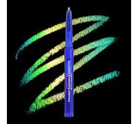 UCANBE Chameleon - Lápiz de sombra de ojos y delineador de ojos (verde bosque hasta dorado chartreuse), color degradado metálico brillante, maquillaje de ojos, resistente al agua, larga duración