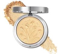 UCANBE Sparkle Bomb Iluminador Cocido en Polvo | Paleta maquillaje iluminador rostro y cuerpo. Textura sedosa, brillo intenso. Efecto diamond glow (01 Lujoso Golden)