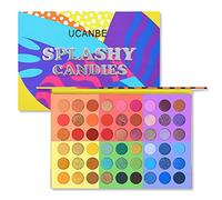 UCANBE Splashy Candies Paleta de sombras de ojos 54 colores Brillo metálico Mate Sombra de ojos altamente pigmentada en polvo Maquillaje Ojos duraderos Cosméticos faciales Set