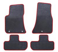 Ucaskin Alfombrillas de Piso de Coche Personalizadas para Dodge Challenger 2016 2017 2018 2019 Alfombra de pie de Goma Lavable sin Olor, Resistente Antideslizante para Todo Tipo de Clima