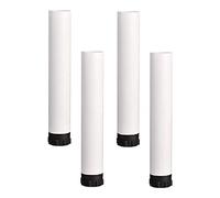 UCCE 4 Piezas de Patas Ajustables para Muebles, Patas de Soporte de Esqueleto de Metal, Patas de Cama, Accesorios de Refuerzo Redondo, pies de gabinete de elevación (200mm)