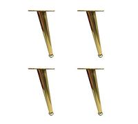 UCCE Patas de Muebles Ajustables Cono Recto Cono Oblicuo Patas de Soporte de Muebles Patas de gabinete Patas de gabinete de baño Patas de Soporte (Dorado b)