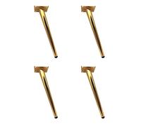 UCCE Patas de Muebles de Cono Oblicuo Patas de Soporte de Muebles de Oro Negro Patas de gabinete Patas de gabinete de baño Patas de Mesa Patas de sofá Cuatro Piezas (Oro 35 c
