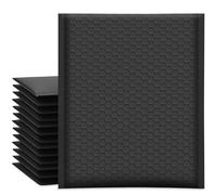 ucgou # 2 8,5 x 12 negro Poli burbuja sobres acolchados sobres sobres de correo con cierre autoadhesivo Pack de 25