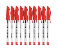 Uchida LC-SB10 - 2 marvy Ball Point Pen 1.0 mm, 10 pieza Pack, Rojo Ink