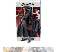 Uchiha Itachi: Figura de estatua de Grandista de 28 cm con 1 tarjeta de intercambio temática compatible con A.C.G. (28670)